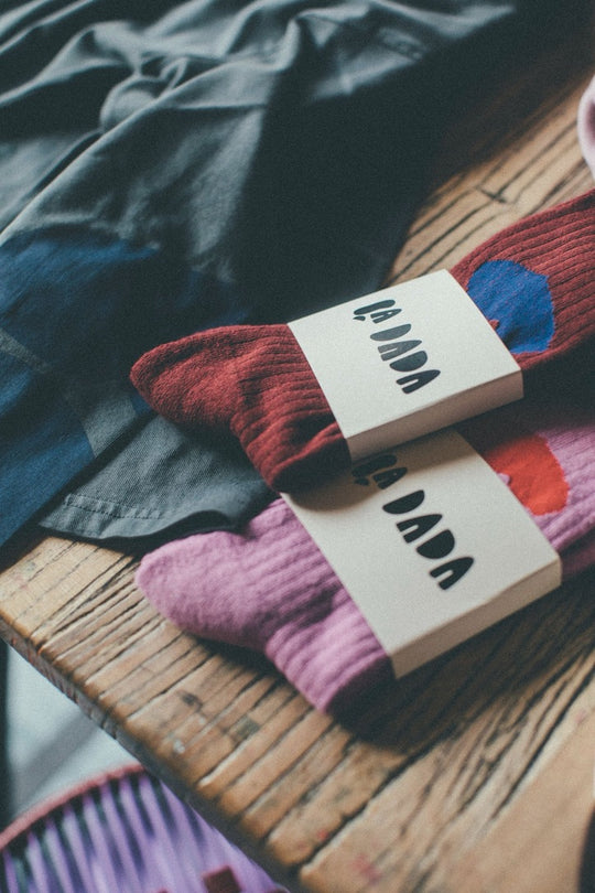 Heartsteps Socks - BORDEAUX