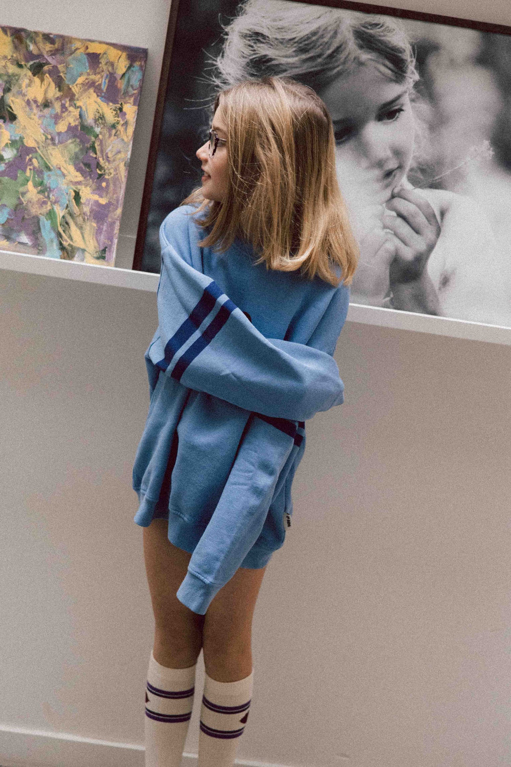 Blue Pulse Sweat - Kids