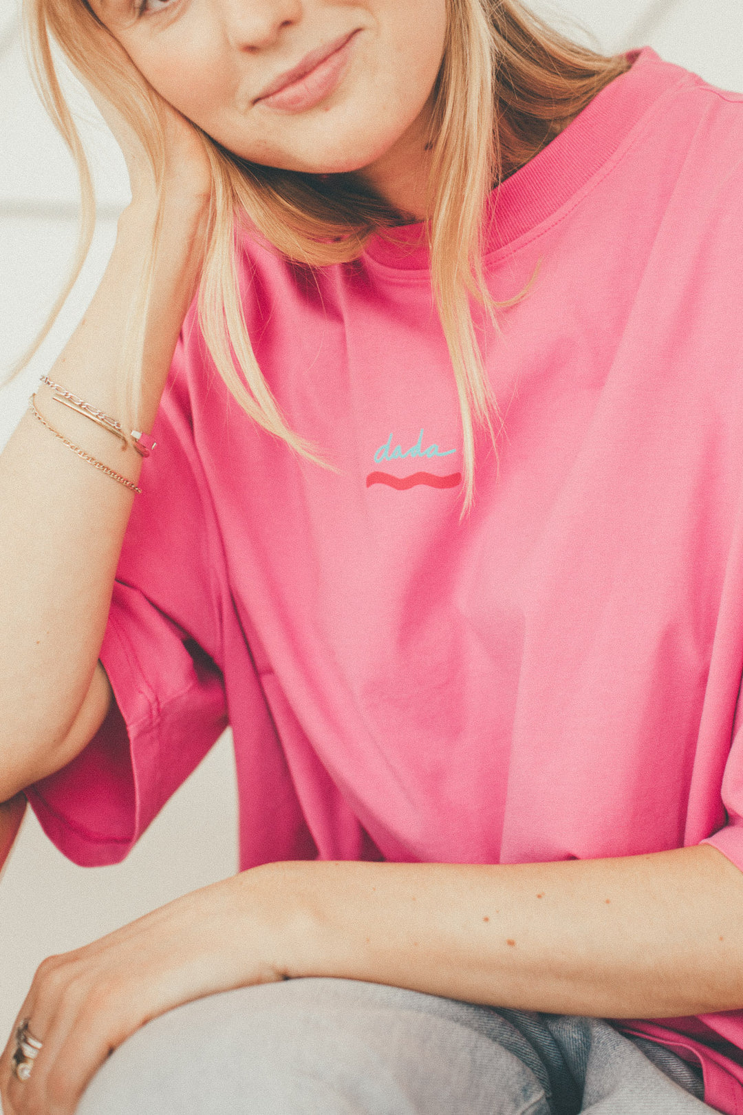 Pink blush tee