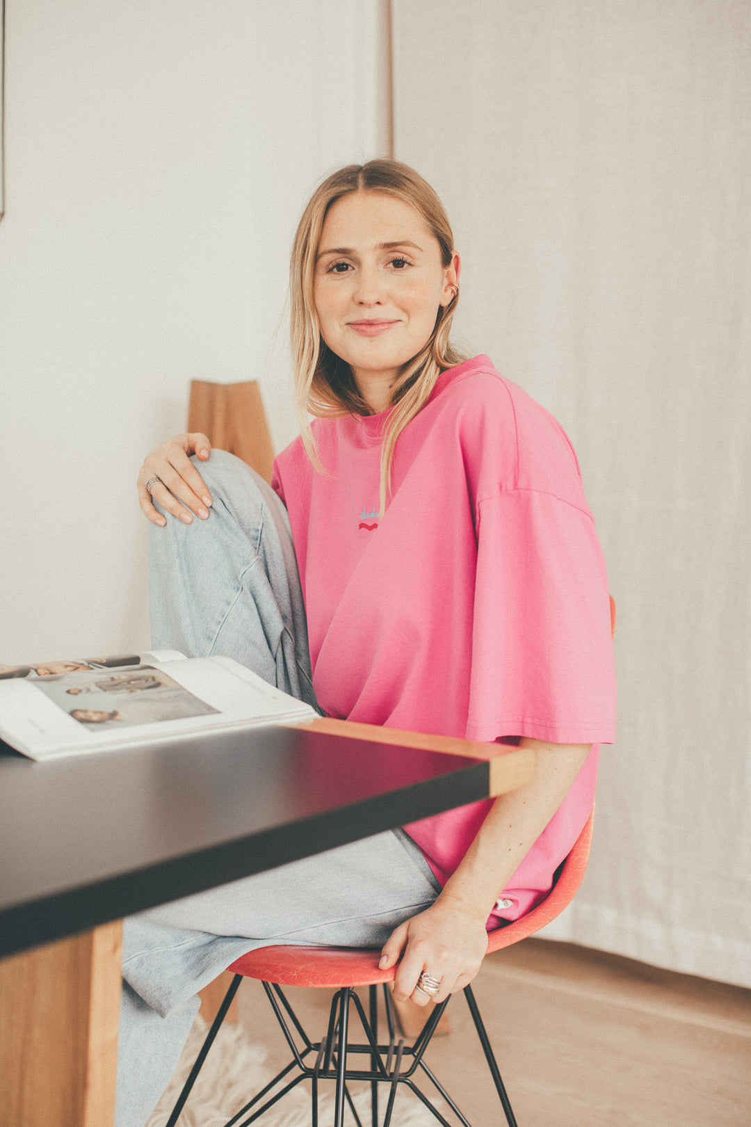 Pink blush tee