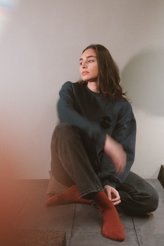 Heartsteps Socks - BORDEAUX