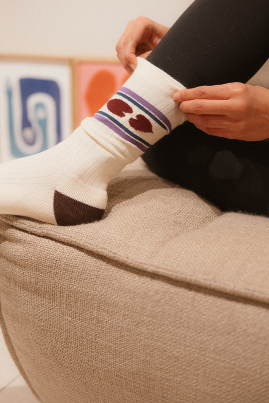 Earth Embrace Sock – Off white