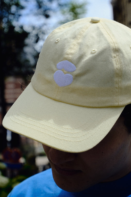 Dada Cap - yellow hearts