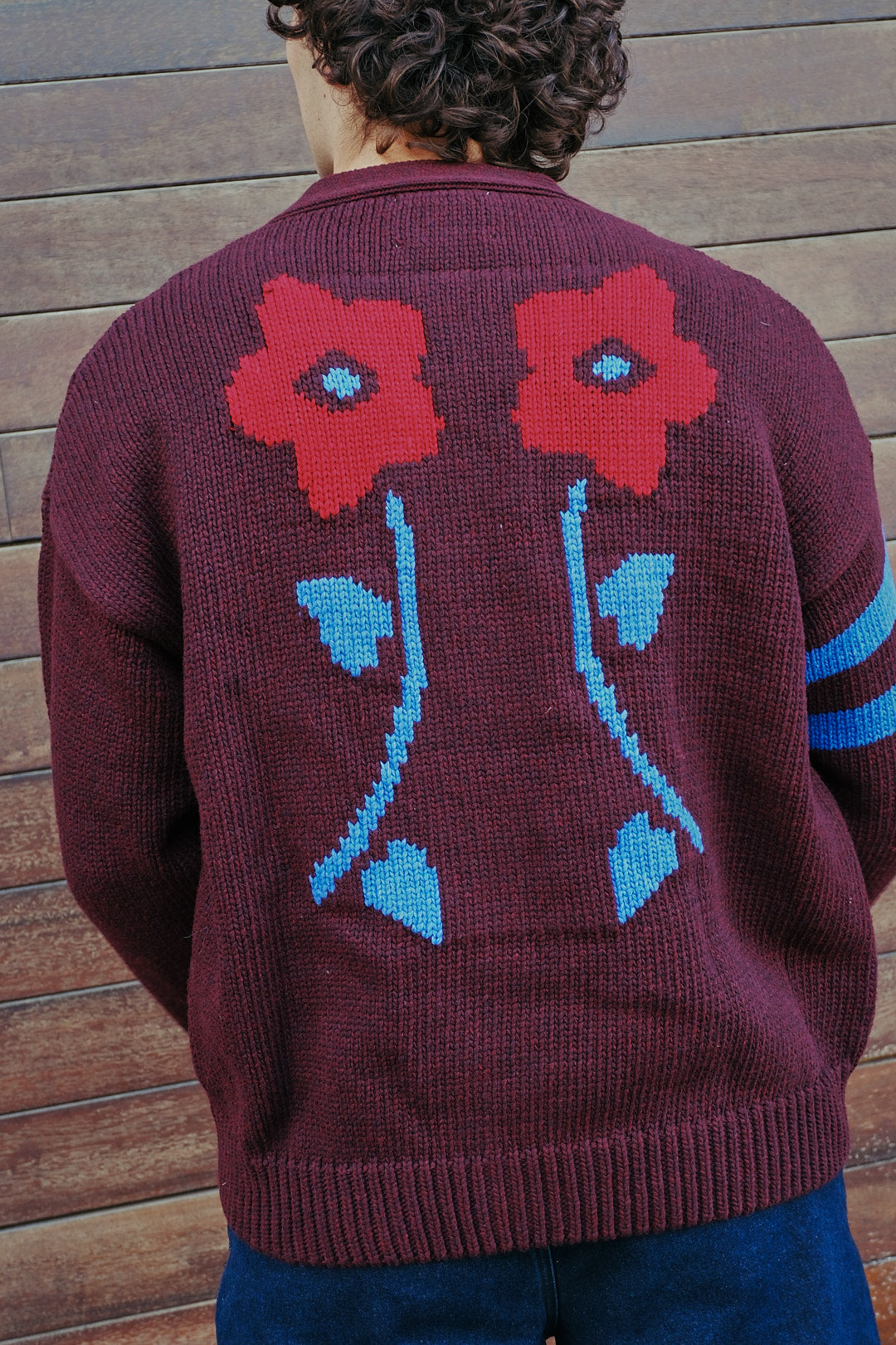 Late bloomer cardigan - plum