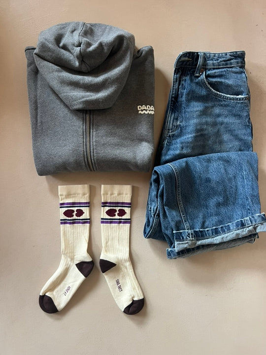 Earth Embrace Sock – Off white