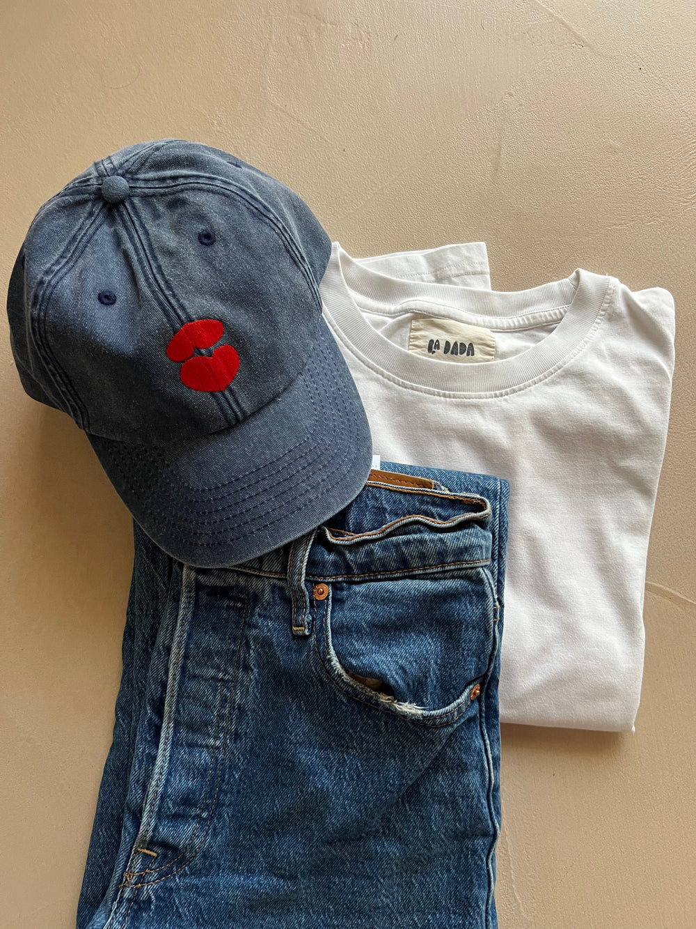 Dada Cap - Blue Hearts