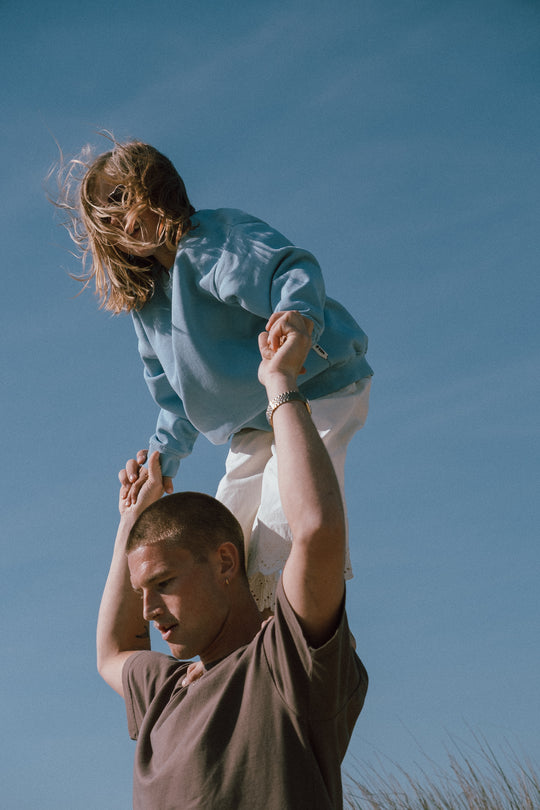 Feeling Alive Sweatshirt - Sky - kids