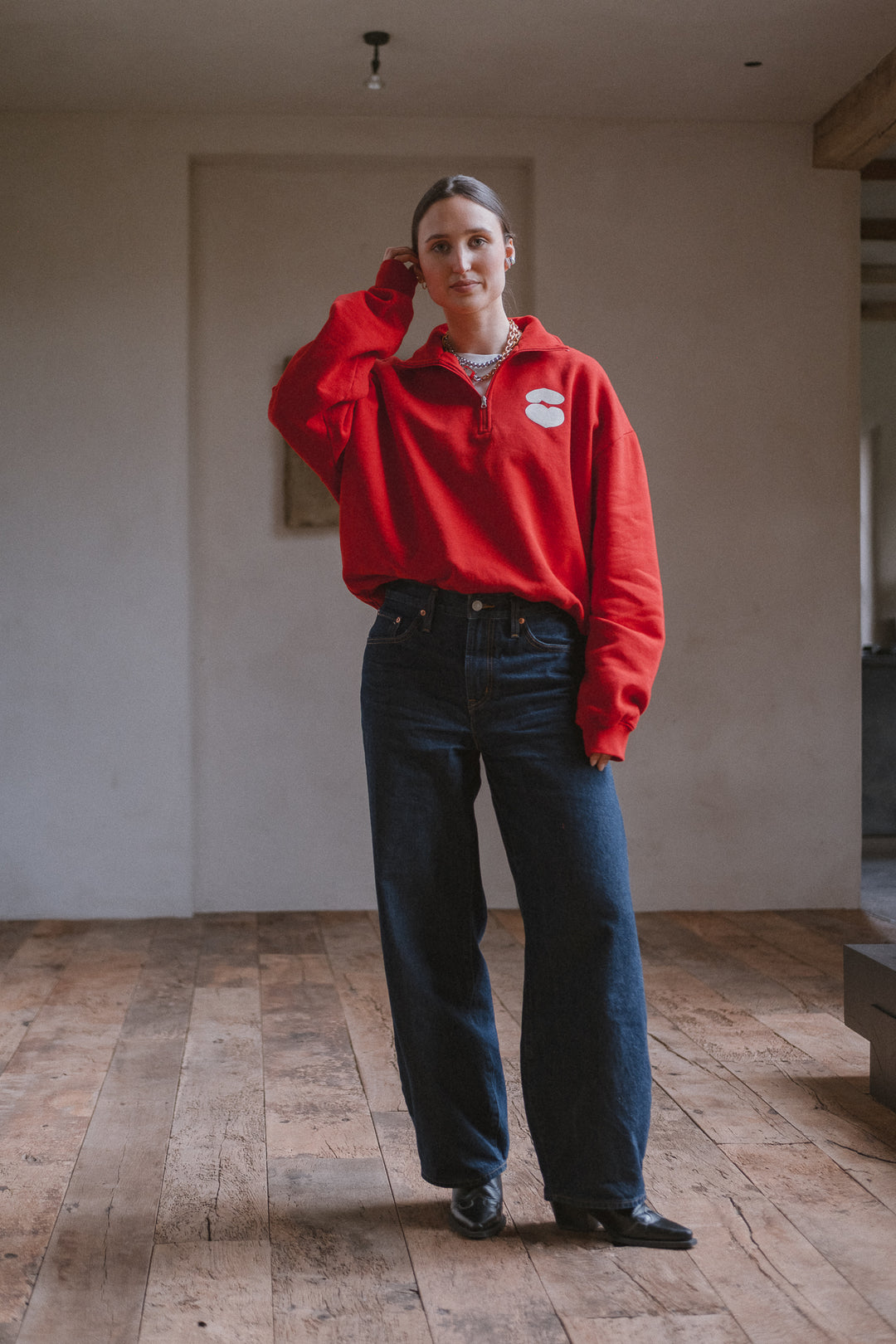 Harmony Sweatshirt - Halo Red