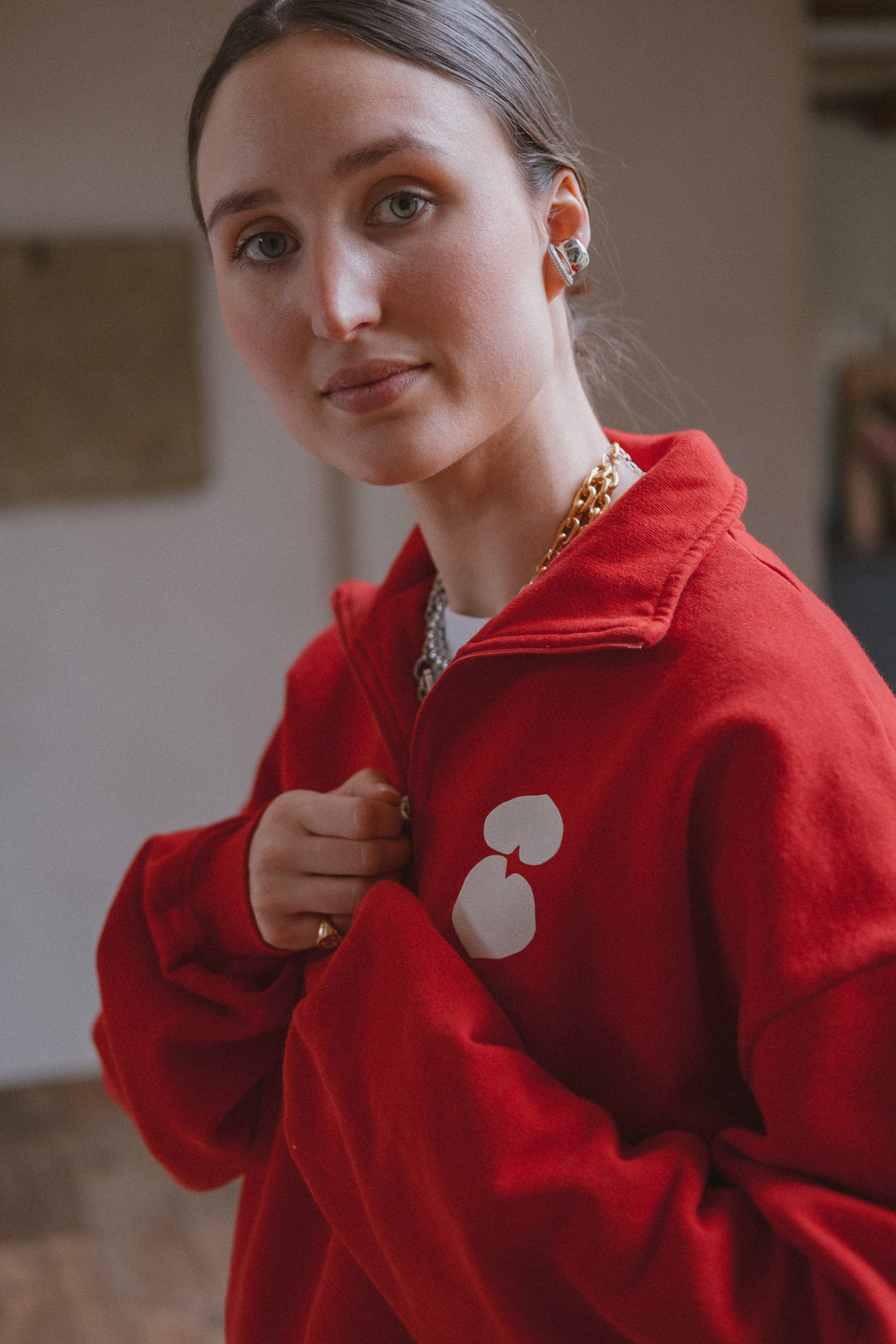 Harmony Sweatshirt - Halo Red
