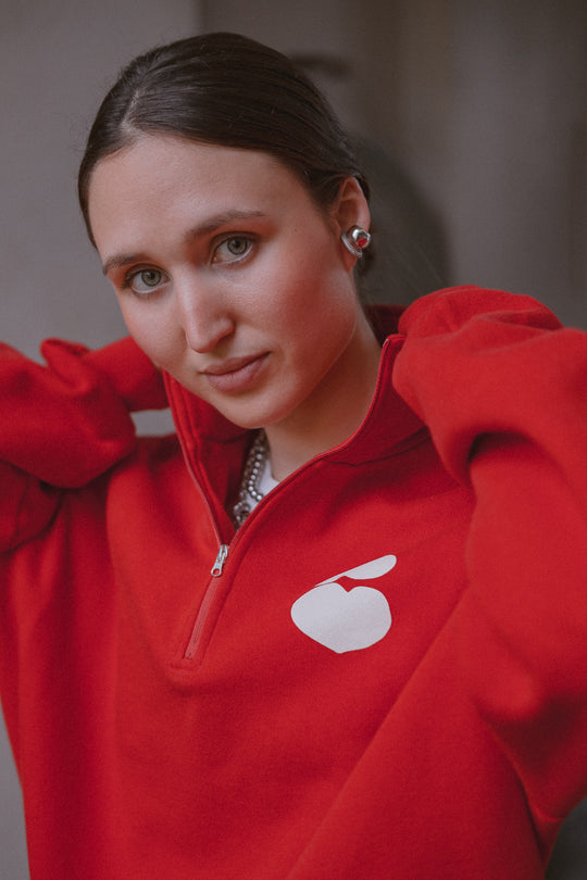 Harmony Sweatshirt - Halo Red