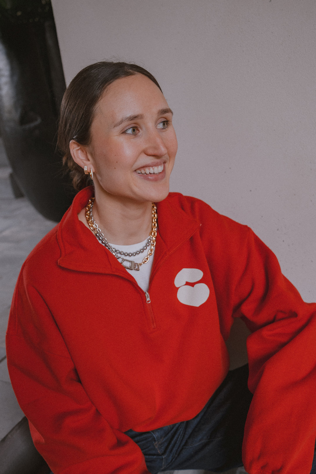 Harmony Sweatshirt - Halo Red