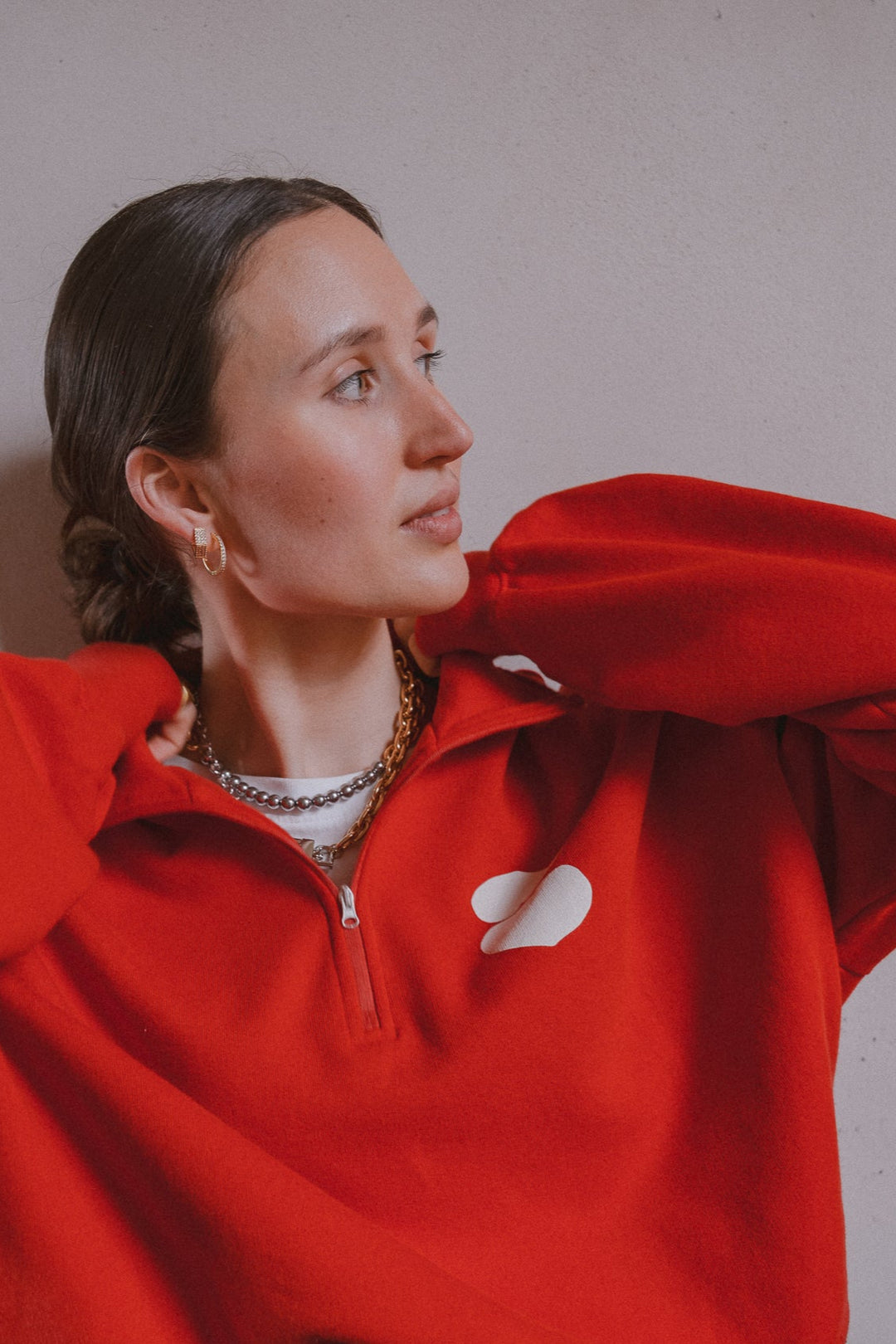 Harmony Sweatshirt - Halo Red