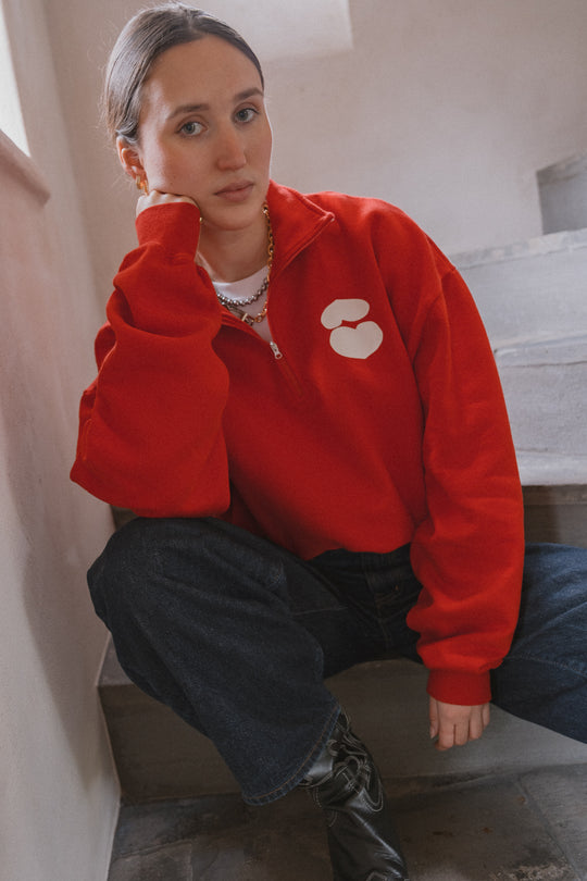 Harmony Sweatshirt - Halo Red