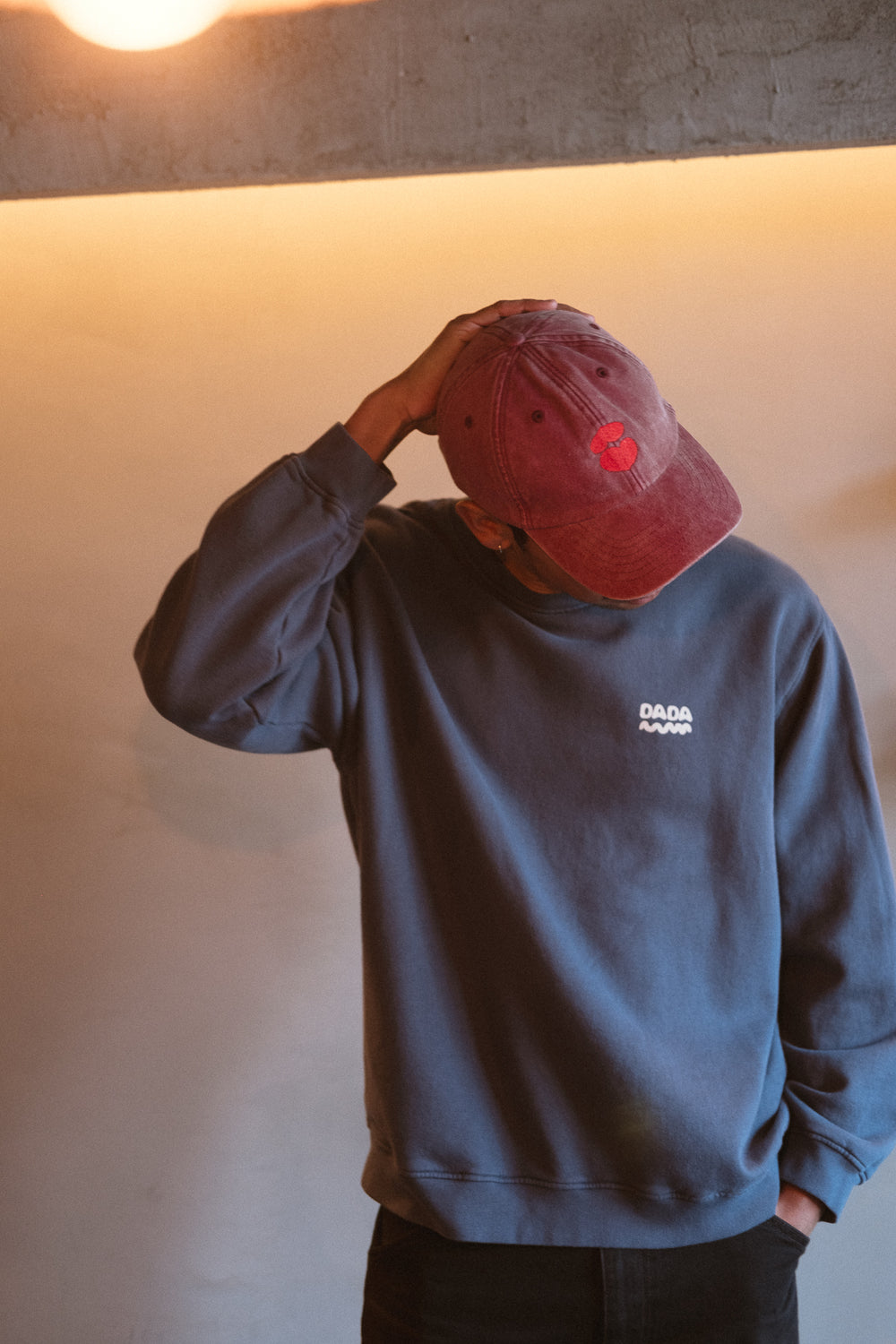 Dada Cap - Bordeaux Hearts