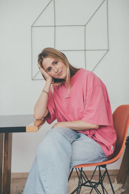 Pink blush tee