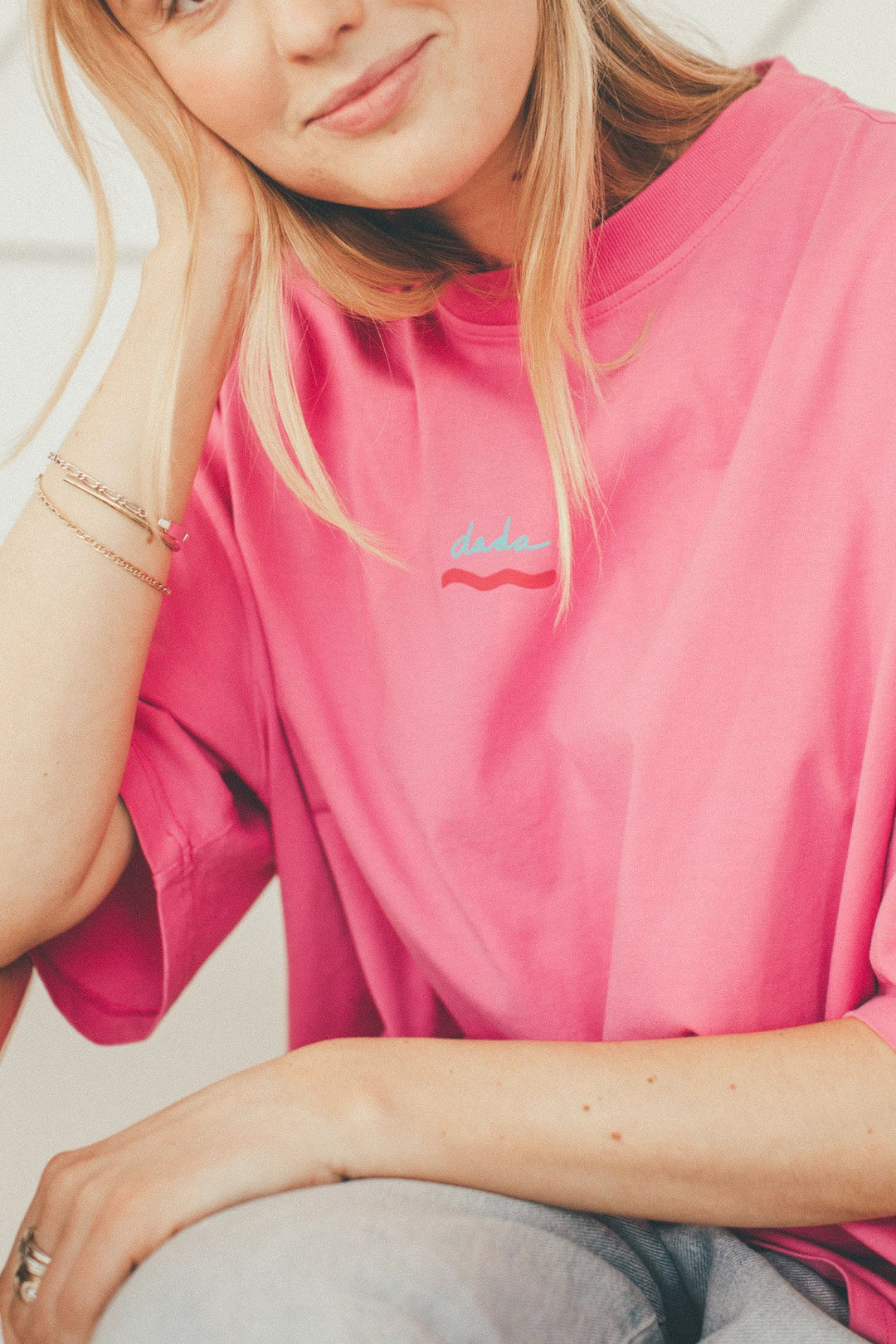 Pink blush tee